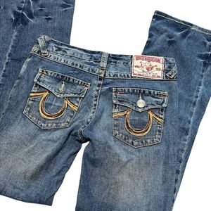 Vintage True Religion JOEY BIG T Men's size 30 Made in USA Med Wash Jeans